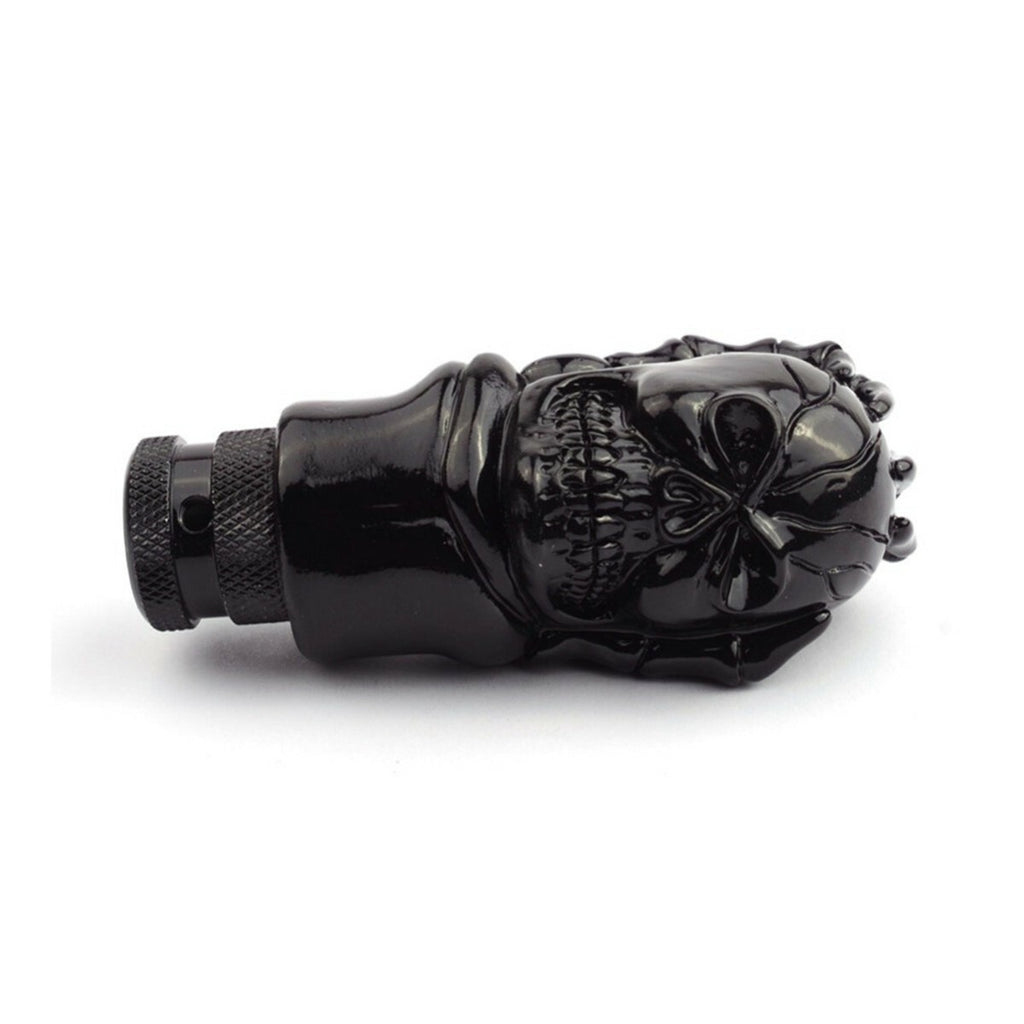 Manual Gear Stick Shift Car Shifter Lever Knob Black Skull Head Style Metal