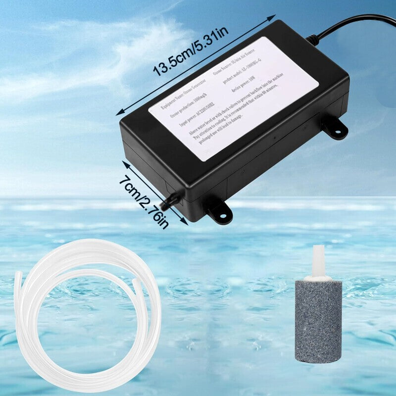 1000Mg Ozone Generator UK Plug Air Water Ozonizer Purifier Cleaner