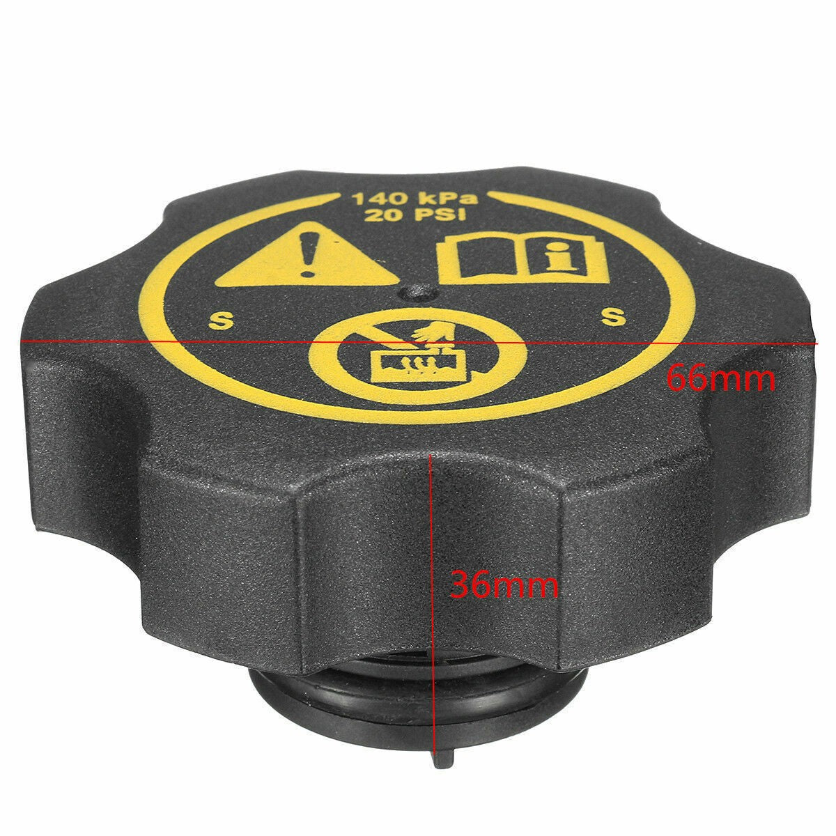 FOR VAUXHALL MOKKA/MOKKA X COOLANT RESERVOIR EXPANSION HEADER TANK CAP 13502353