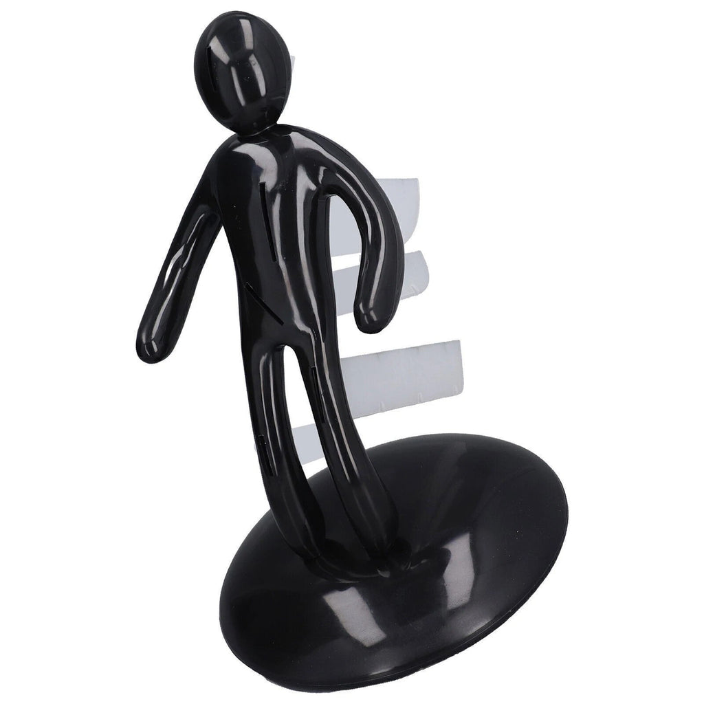 New Standing Man Knife Stand Multifunctional Human Holder Kitchen Storage Black