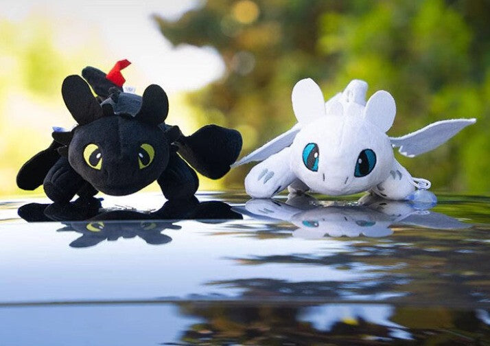Toothless Night Fury Plush Dragon Car Accessory Dragon Plush Ornament Suction