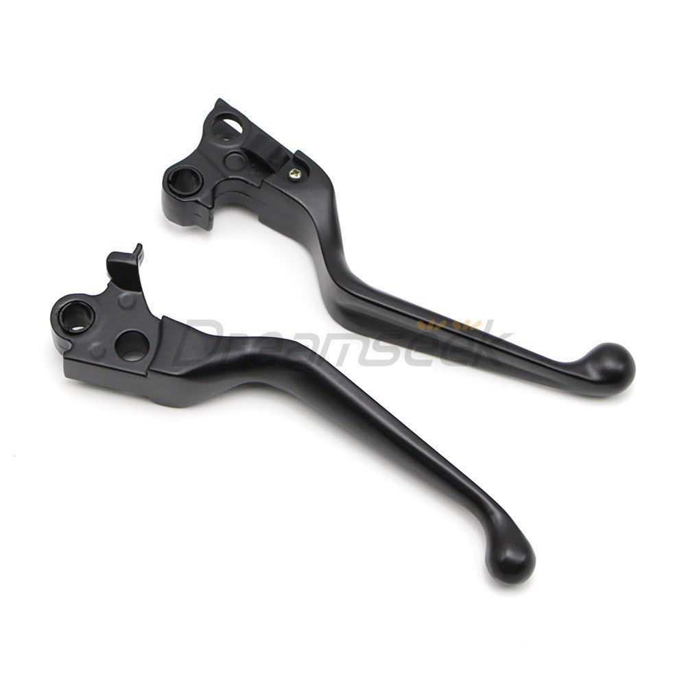 Clutch Lever Brake Lever for Harley Sportster 96-03 Softail 11-14 Black