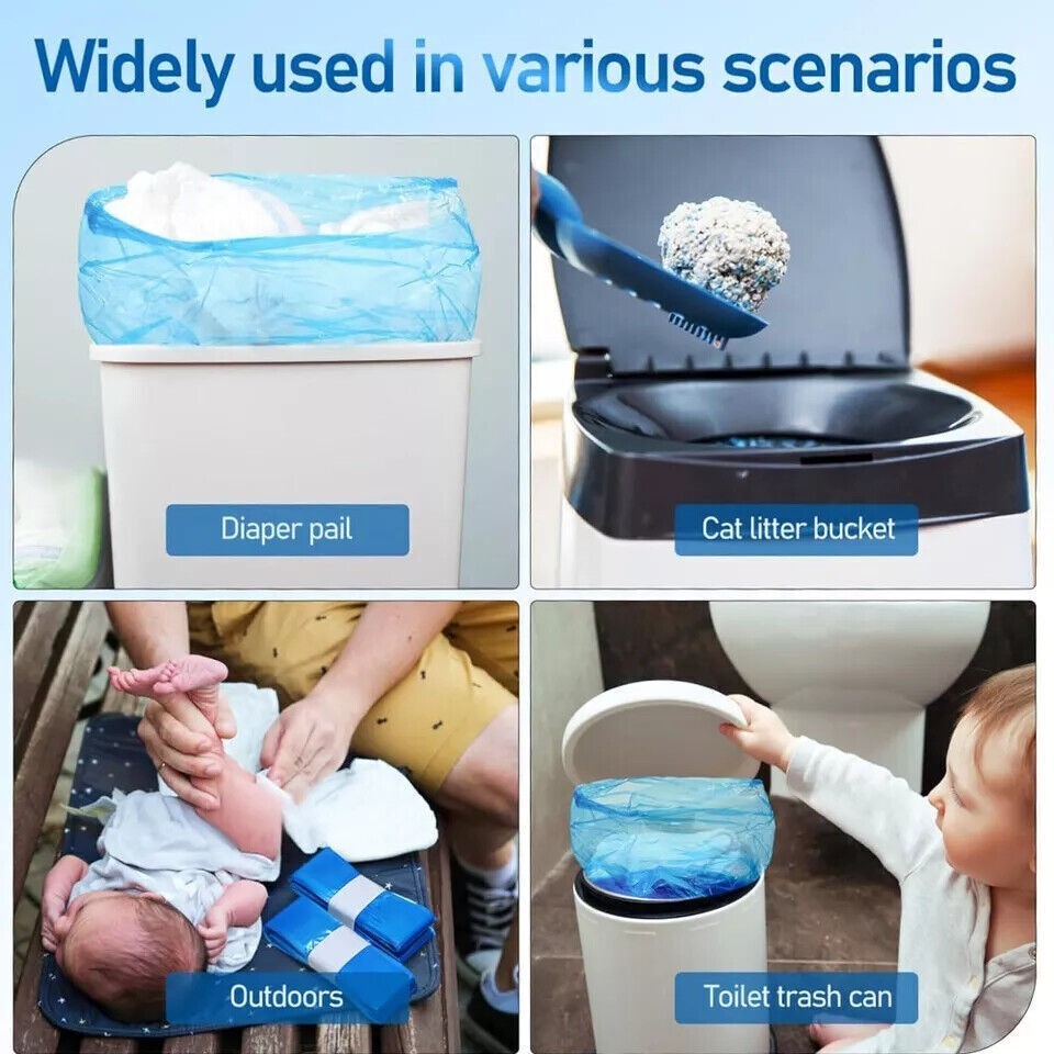Diaper Pail Refills Disposal Bag Nappy Bin Cassettes for AngelCare Tommee Tippee