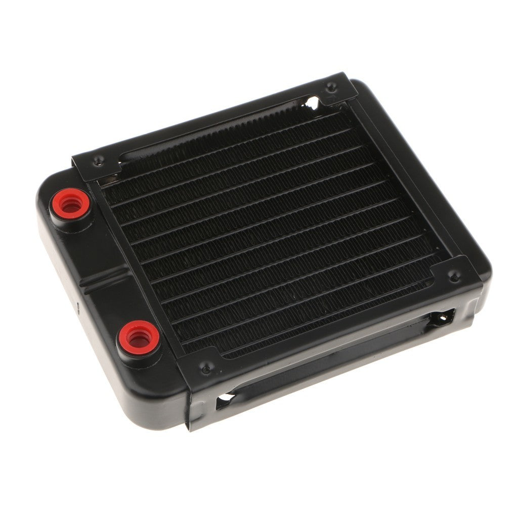 120mm 10Pipe Aluminum Heat Exchanger Radiator for PC CPU CO2 Water Cool G1/4