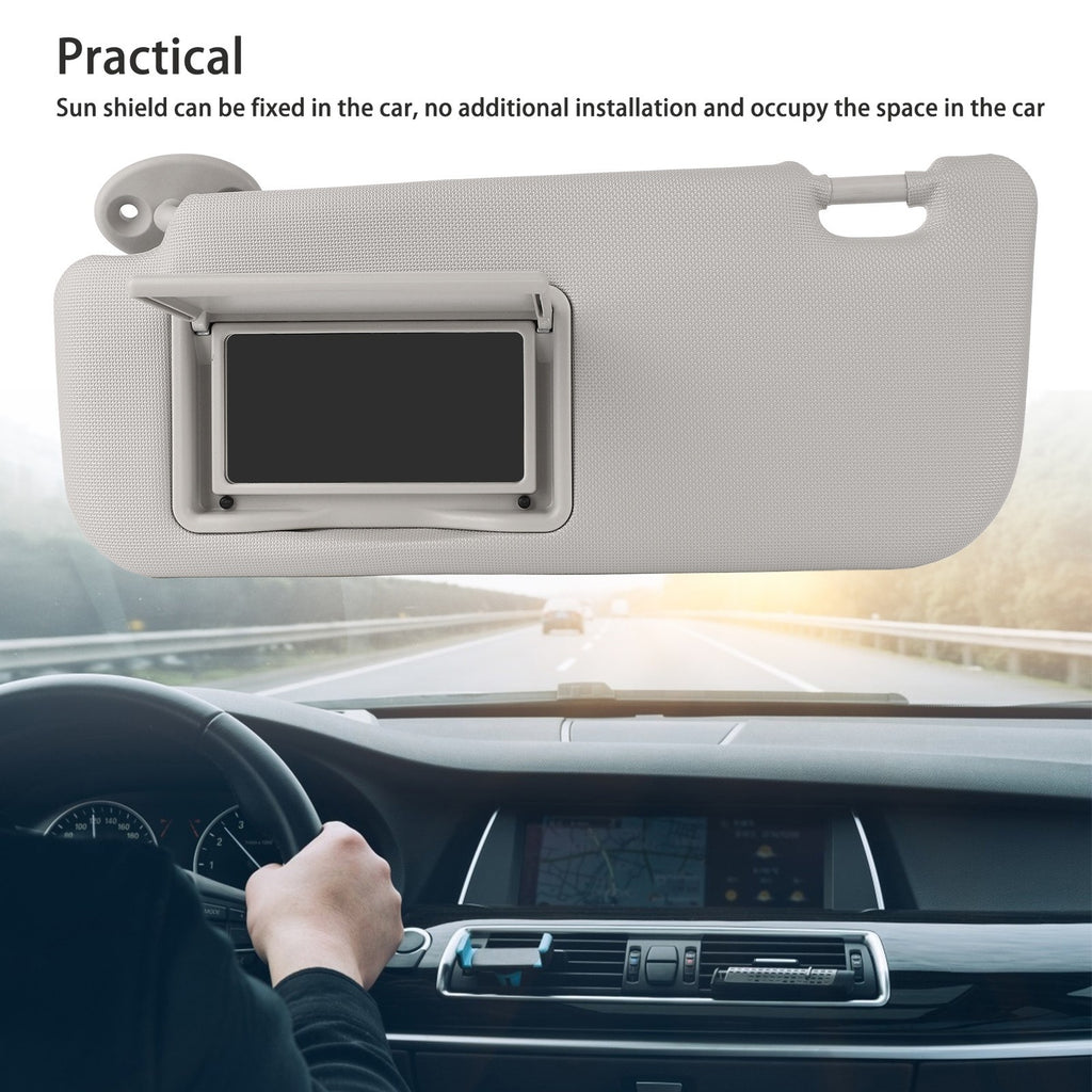 Left Driver Side Gray Car Sun Visor For Levin 2014-2018