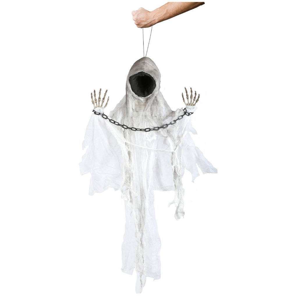 Faceless Spectre Light Up Moving With Sound Halloween Decoration Party Prop 85cm