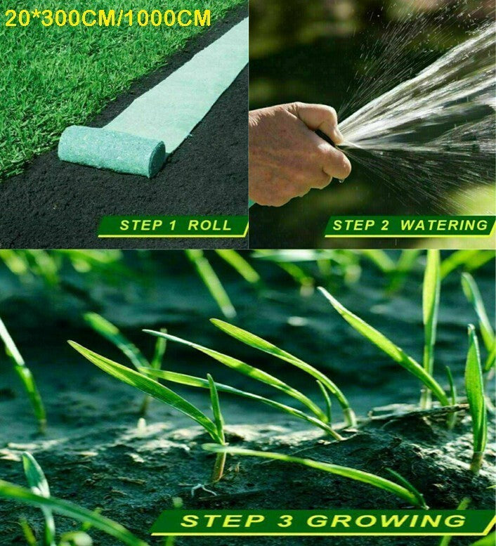 Grass Seed Mat Biodegradable Lawn Seed Mat Germination Planting Fertilizer Pads