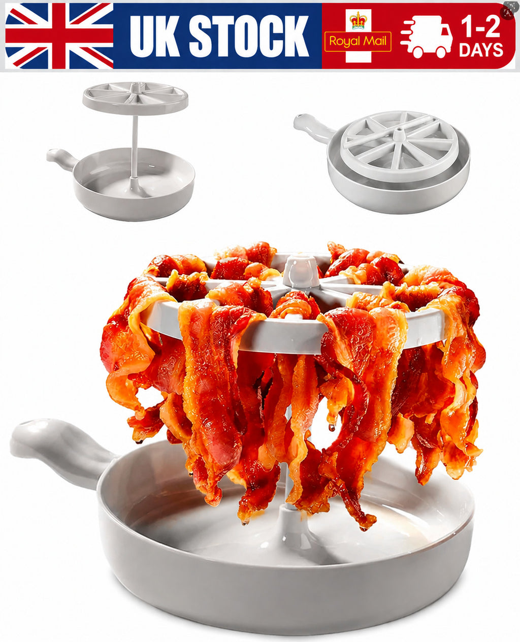 Microwave Barbecue Grill, Bacon Wizard Microwave Crispy Bacon Maker 🔥