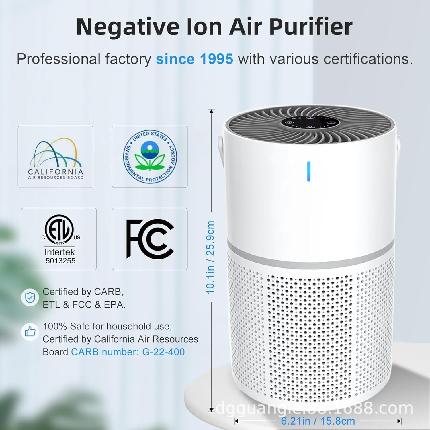Air Purifiers For Large Room Medical Grade HEPA Air Purifier Smoke Odor Pet Home