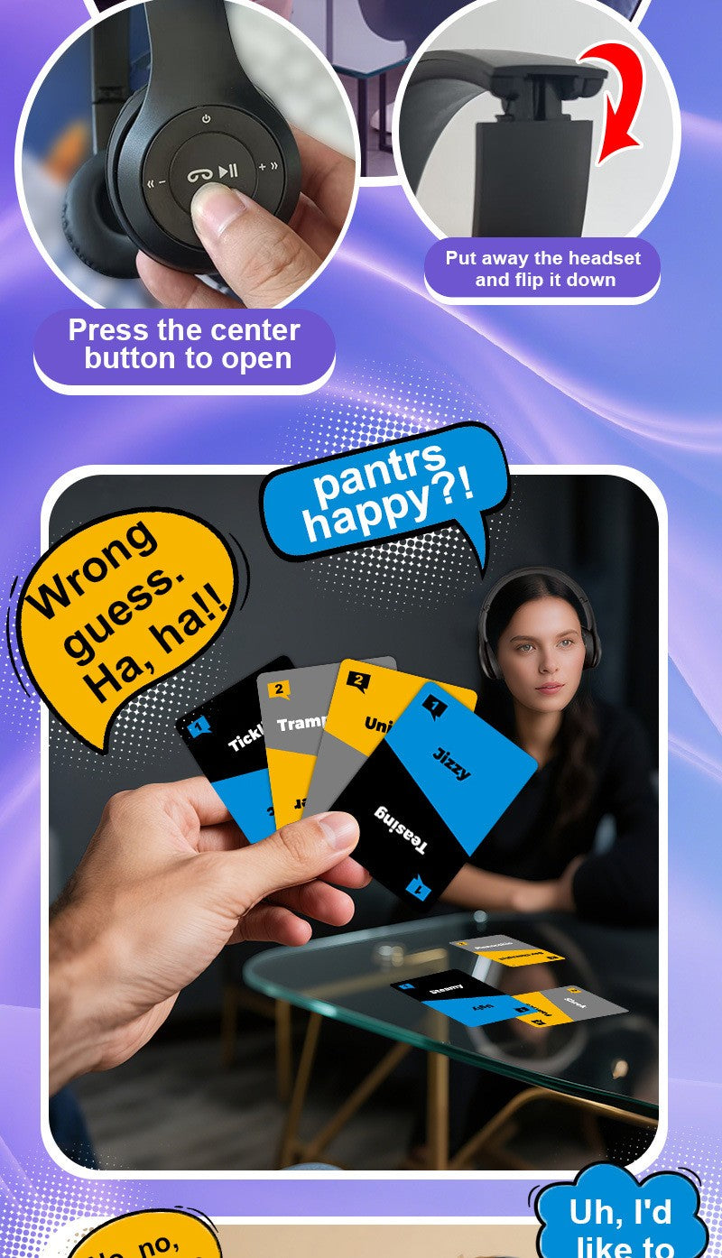 YOU SAY I GUESS-The hilarious headphone-wearingtemibie lip-reading pary game