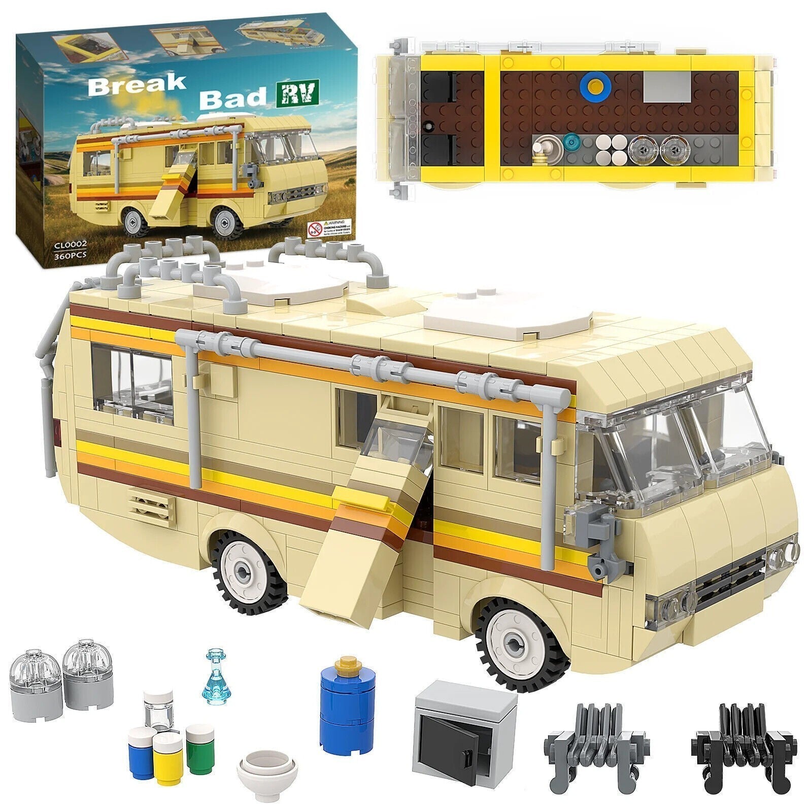 Building Blocks Set for Break Bad Car House Van Model Bricks Kit Toys Kids UK