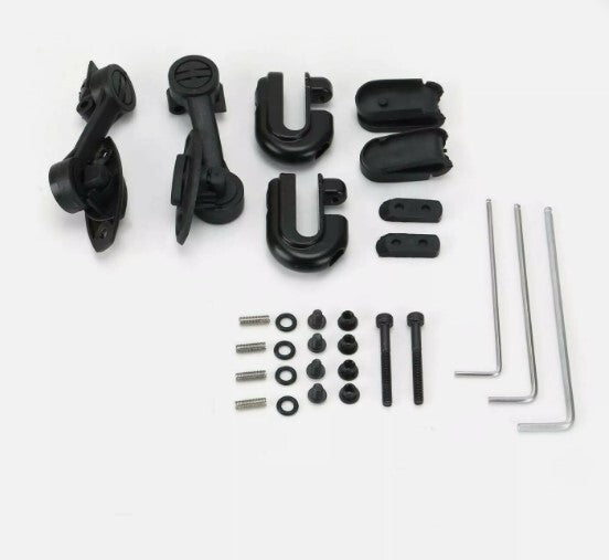 Motorbike Motorcycle Clip On Windshield Wind Screen Deflector Extension Spoiler