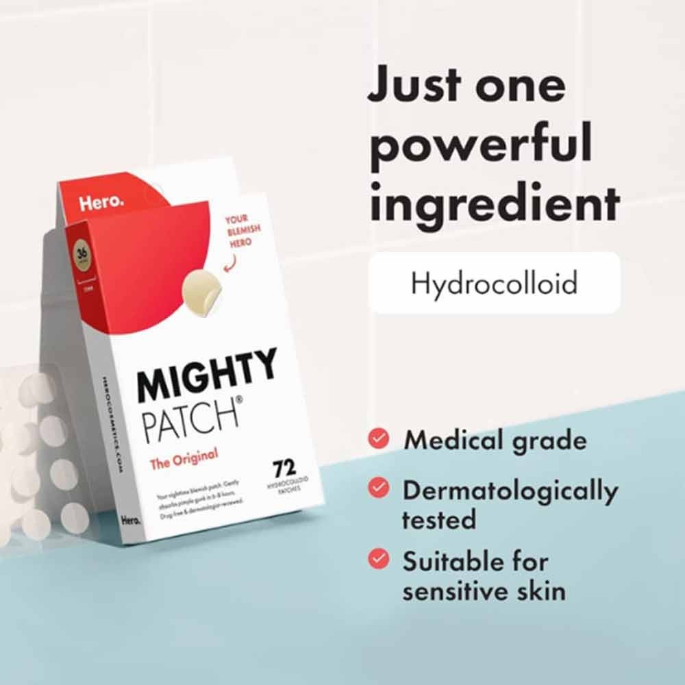 72X Mighty Patch Acne Patches Spot Acne Treatment Hydrocolloid Dot Skin Care