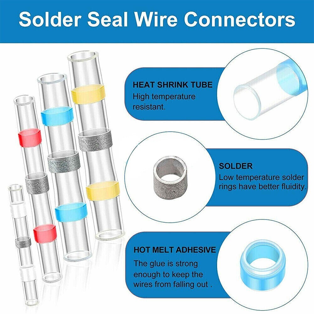 200PCS Solderstick Waterproof Solder Wire Connector Kit Original Connectors Tool