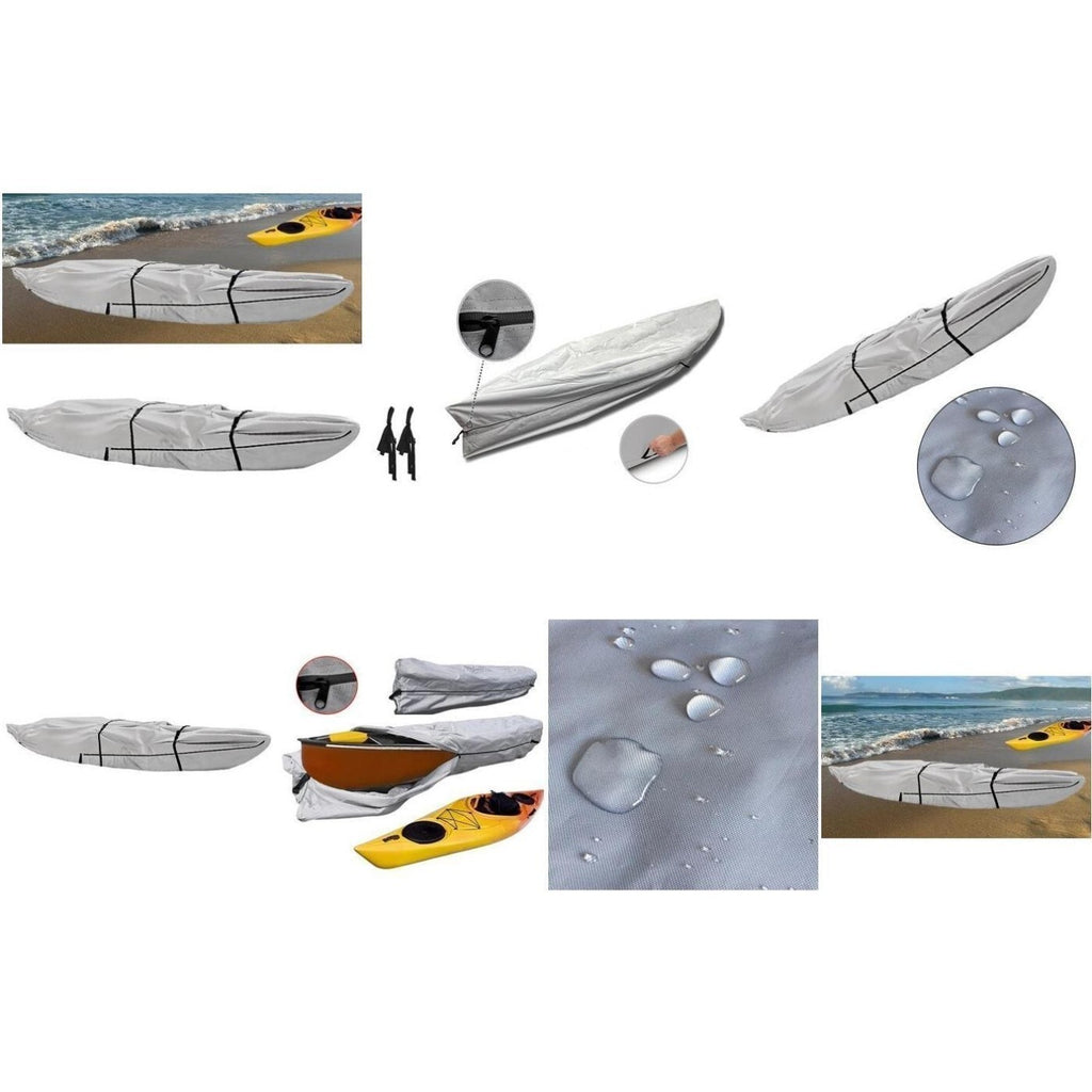 Heavy Duty Kayak Storage Cover with Waterproof ZIP and UV Resistant Material