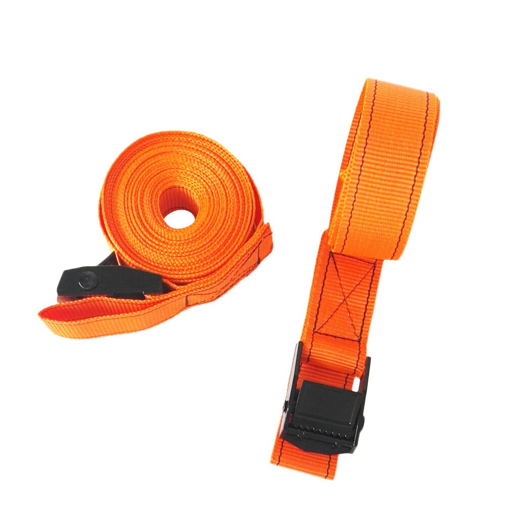 1 Pair Kayak Surfboard Roof Rack Tie Down Straps with Metal Cam Buckle 5M
