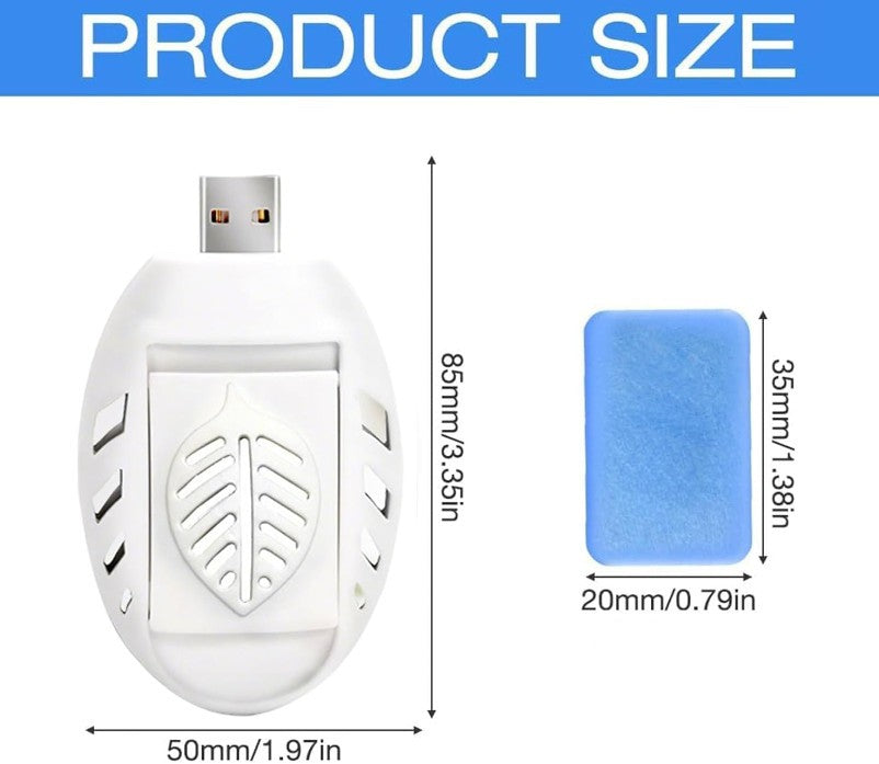 USB Mosquito Repellent Plug in,Portable USB Insect Repellent with 30 Tablets