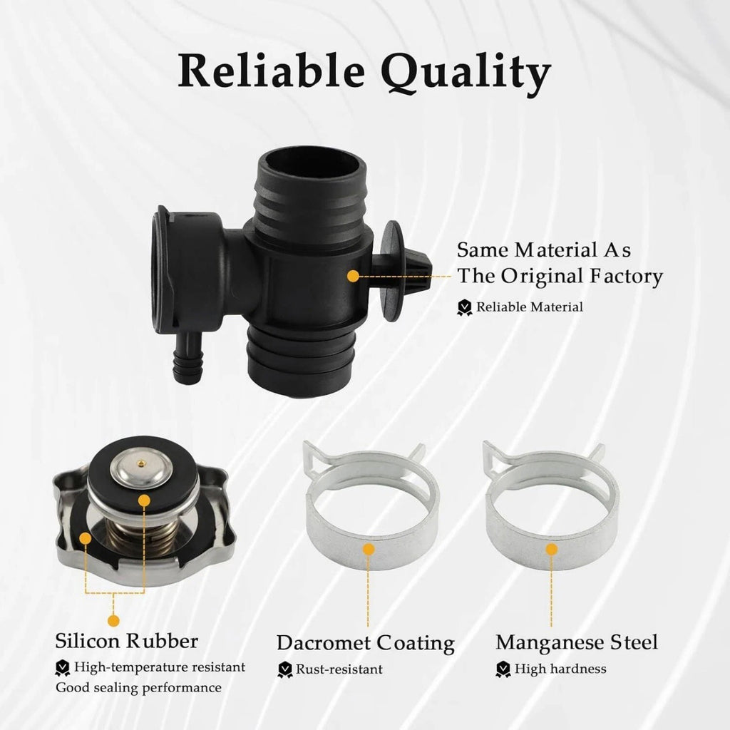 1× Coolant Filler Neck Replacement for Dodge Journey 2009-2018 Jeep Compass