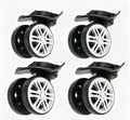 4Pcs Universal Luggage Wheels Replacement 360° Swivel Casters Travel Suitcase