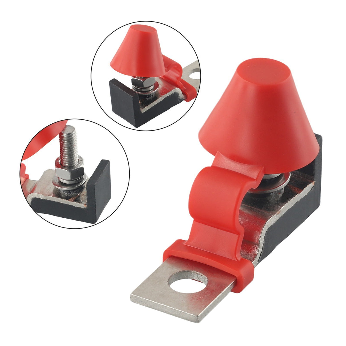 60 AMP MRBF Fuse Holder Battery Terminal High Quality-8MM-Includes-Amp-Fuse