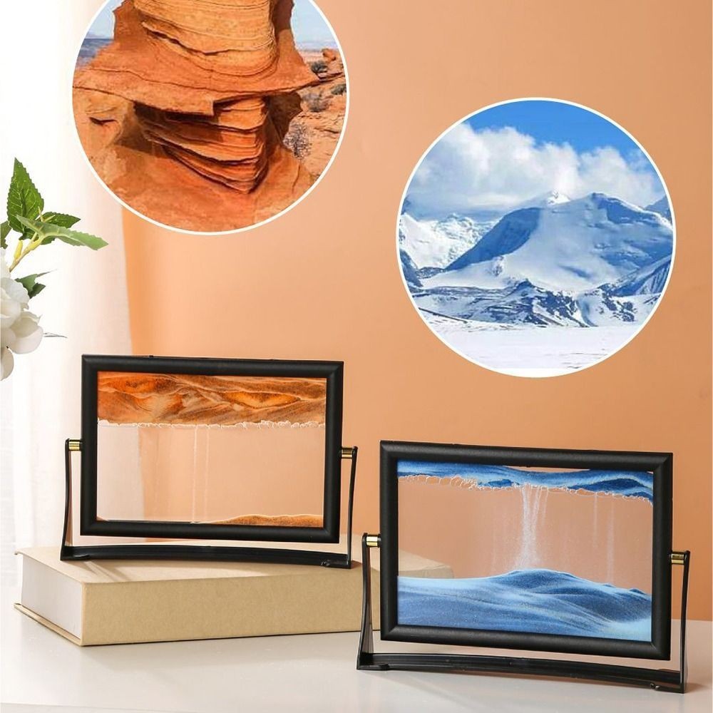 Flowing Sand Moving Sand Art Picture Home Decor 3D Sandscape in Motion