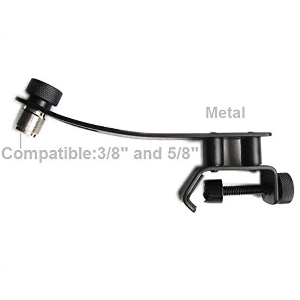 Clamp Drum Shockproof Mic Clip Rim Mount Universal Pro Microphone Holder