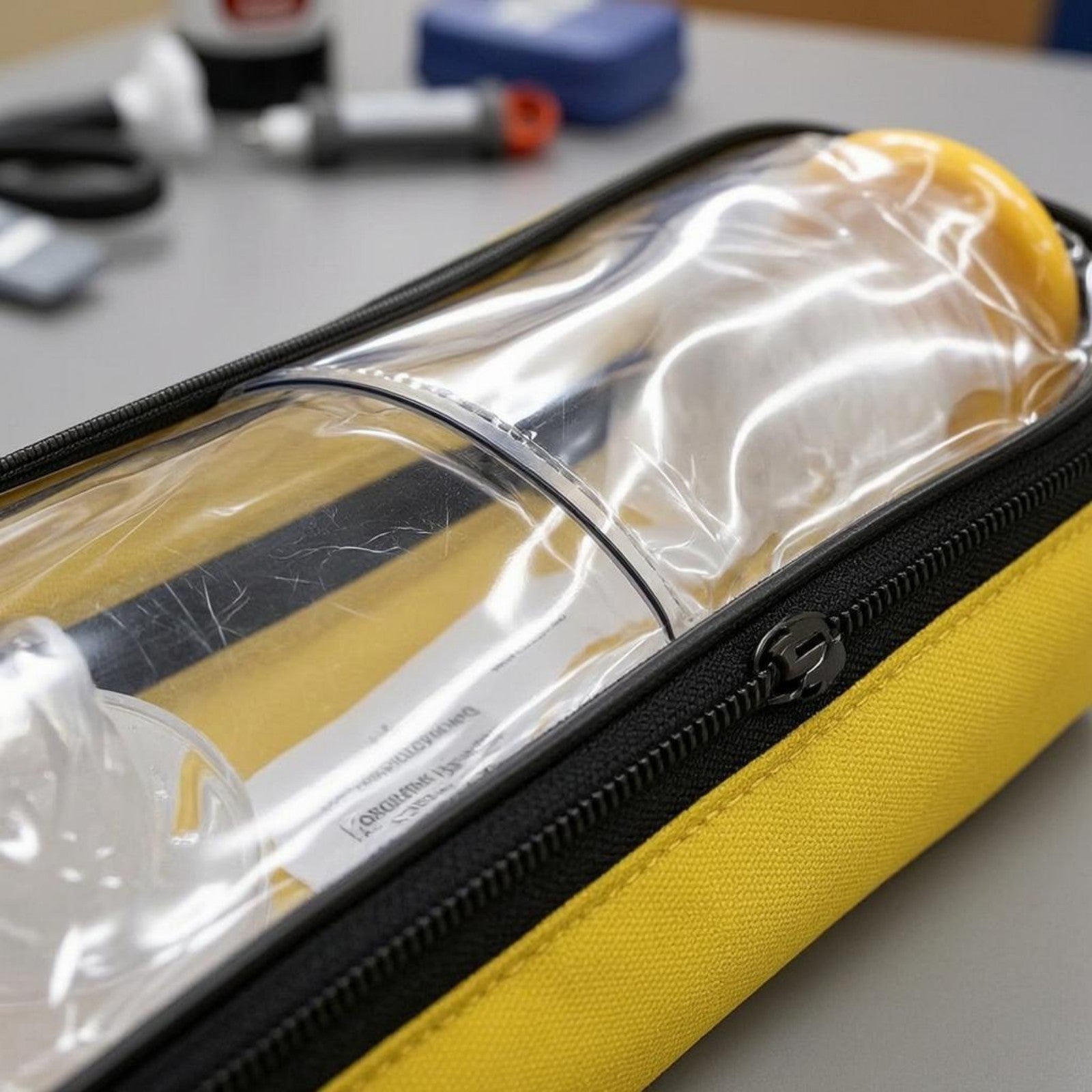 Breathing Practice Mask Plastic Emergency Rescue Mask Transparent