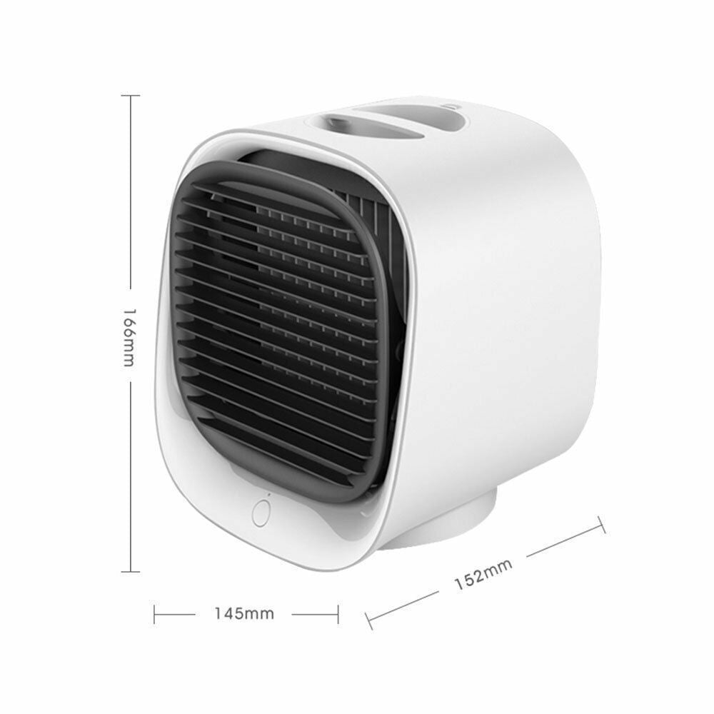 Cool Portable Air Cooling Conditioner Air Cooler Water Tank Fan Humidifier USB