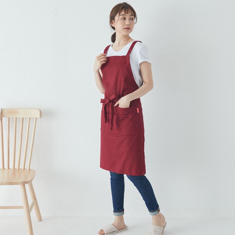 Canvas Cooking Apron Baking Chef Kitchen BBQ Waiter Barista Work Pocket Slit