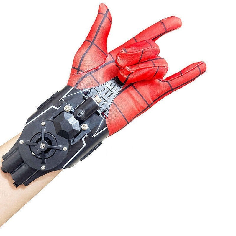 Electric Reel In Spider Web Shooter Web Shooters ~~ Launcher String Toy