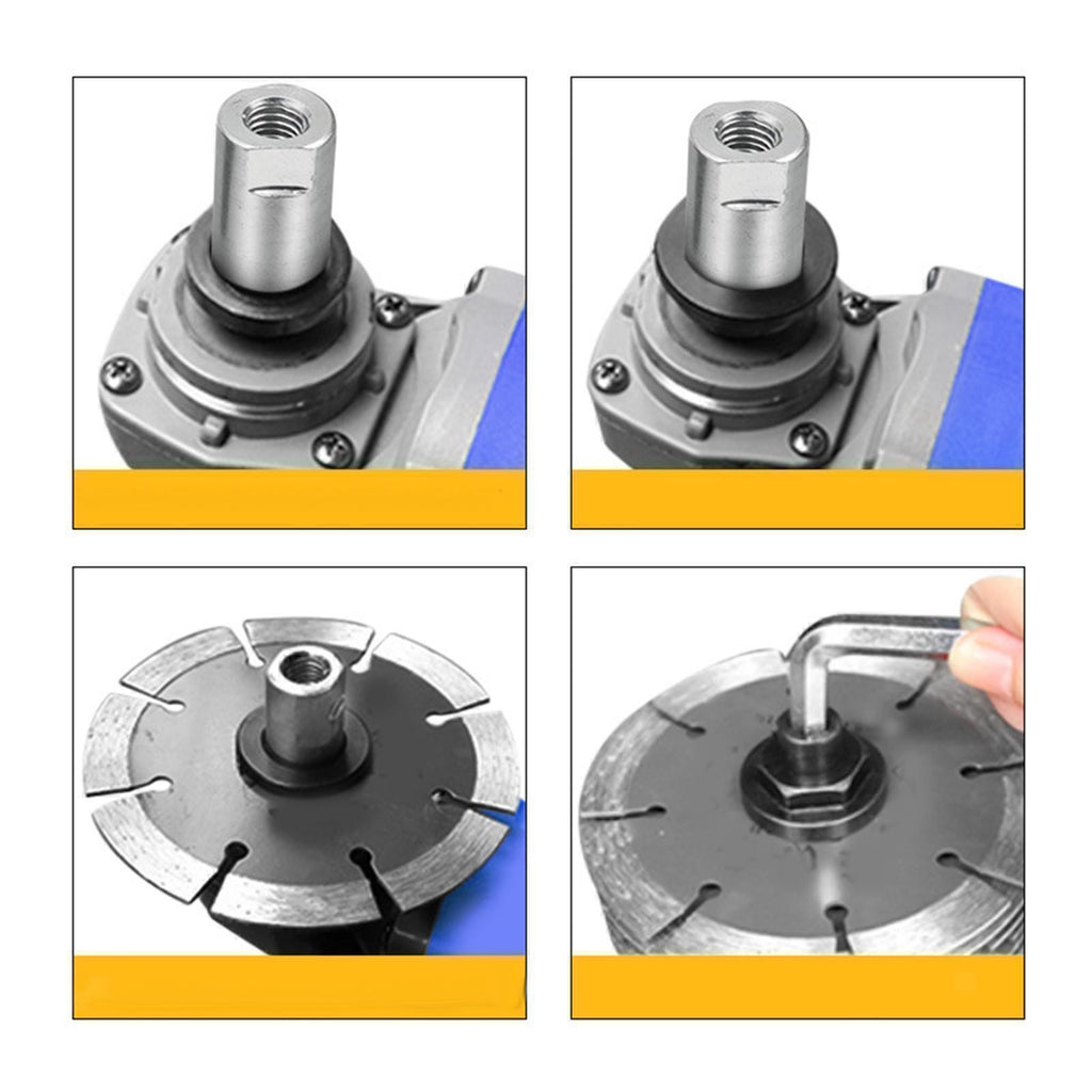 Angle Grinder Conversion to Grooving Machine Replacements for #100 Attachment