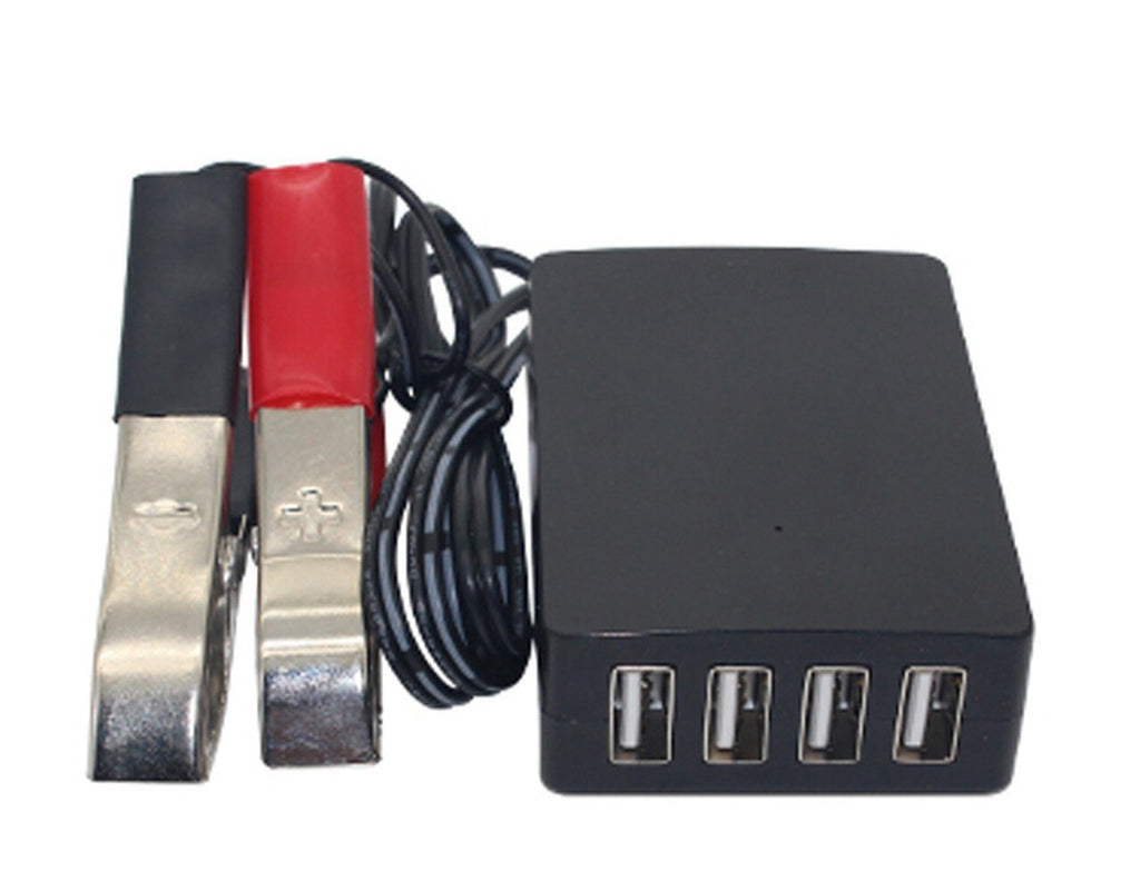 DC Converter with Battery Clip 12v-24v to 5V USB QC3.0 Fast Charger Durable UK