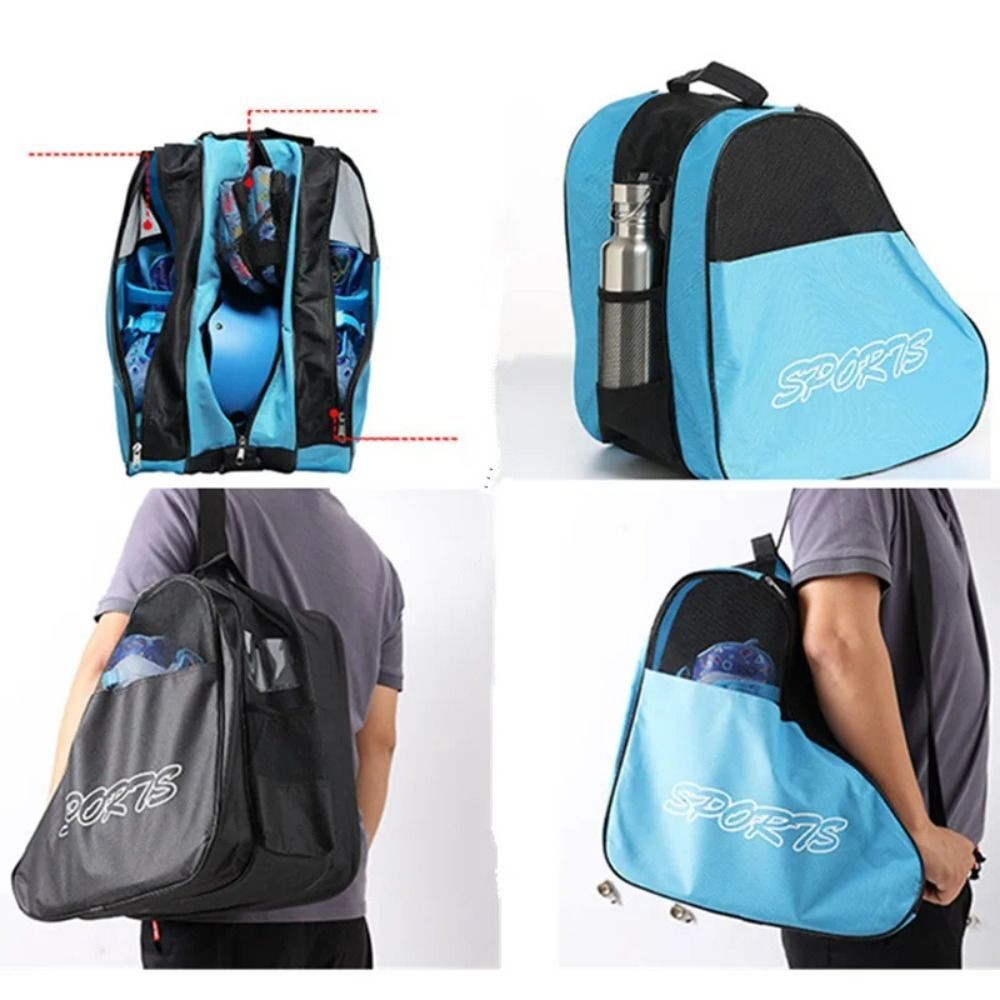 Breathable Ice Skating Bag Large Capacity Kids Inline Skates Bag