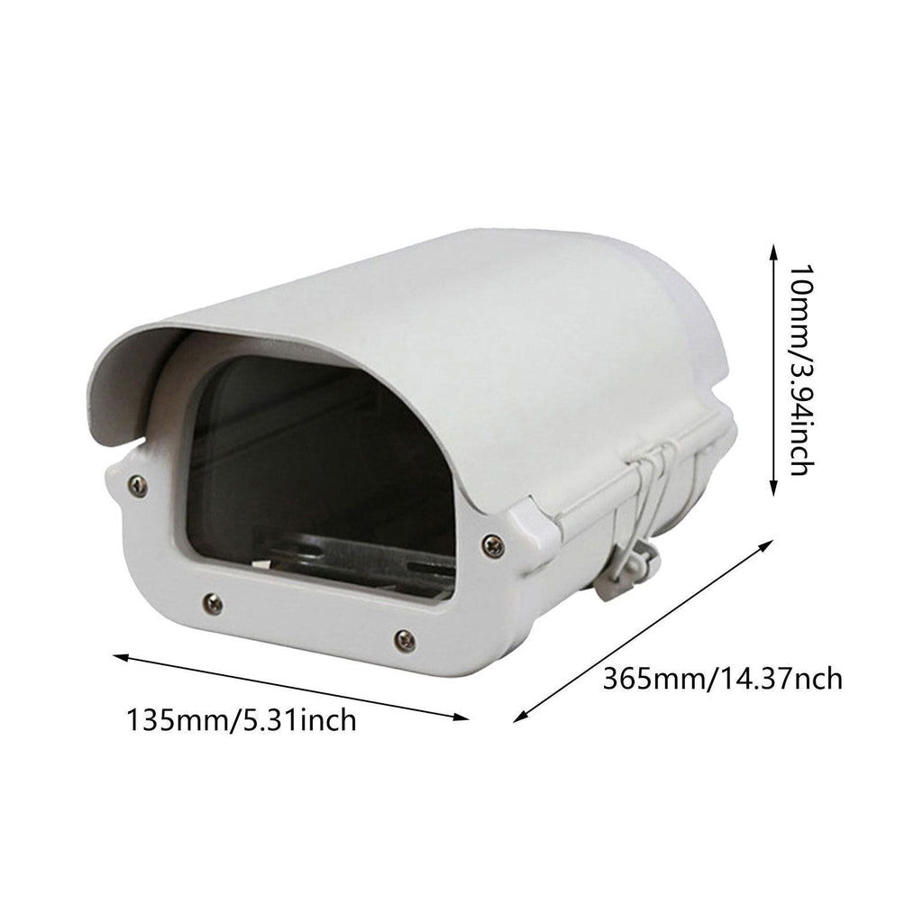 CCTV Security Camera Housing, Aluminum Alloy Design, Clear Glass for Outdoor Use