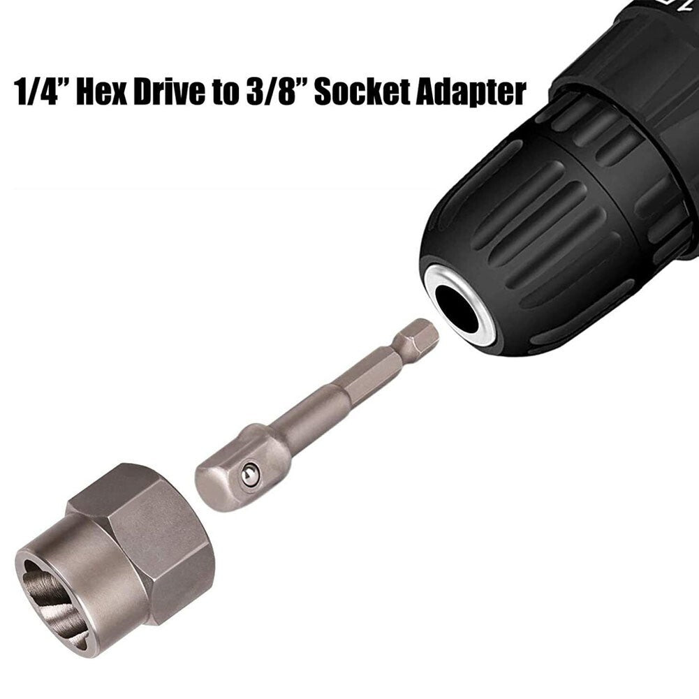 3/8" Locking Wheel Nut Remover Tool Set Stud Bolt Impact Twist Socket Extractor