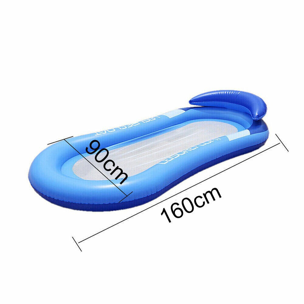 Inflatable Water Floating Bed Adult Sewimming Pool Beach Float Mattress Hammock