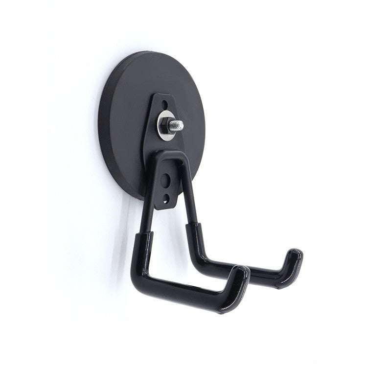 Heavy-Duty Magnetic Double-Claw Hook,Strong Magnetic Tool Holder for Garage Wall