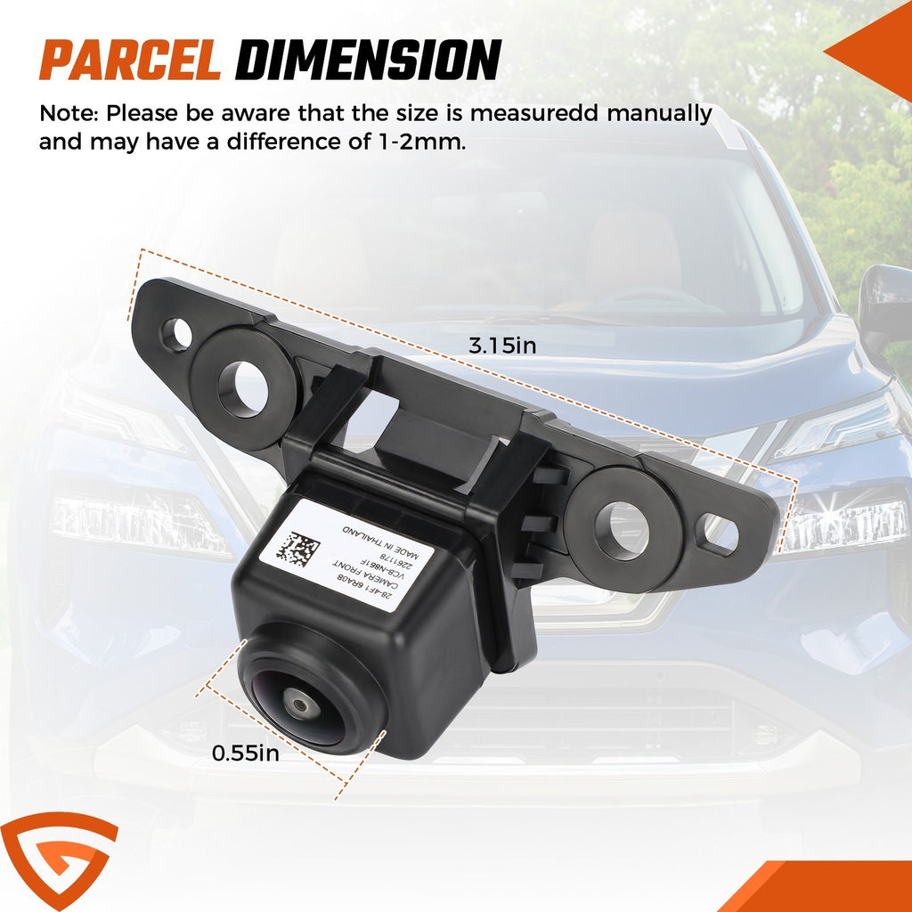 284F1-6RA0B Front View Grille Parking Assist Camera For Nissan Rogue 2021-2023