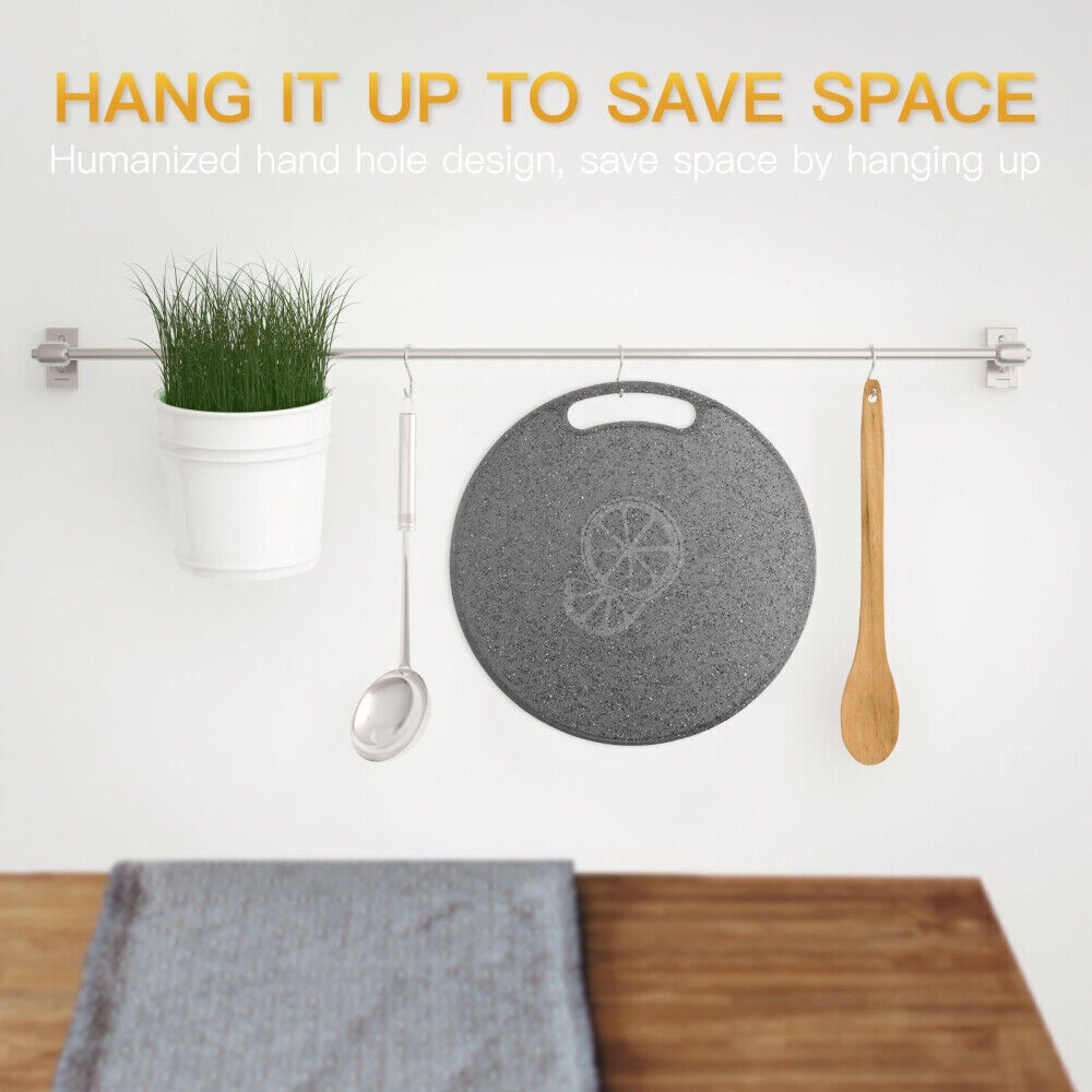 Sink Cover Motorhome Round Clay Round Cutting Board Marble Optics Man