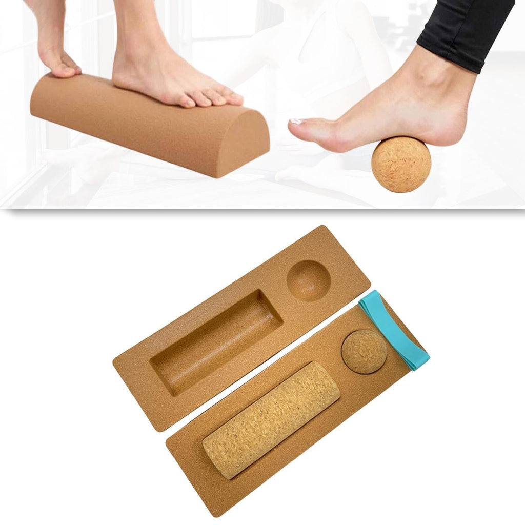Cork Balance Board Foot Strengthener Balance Control Improve Mobility Roller