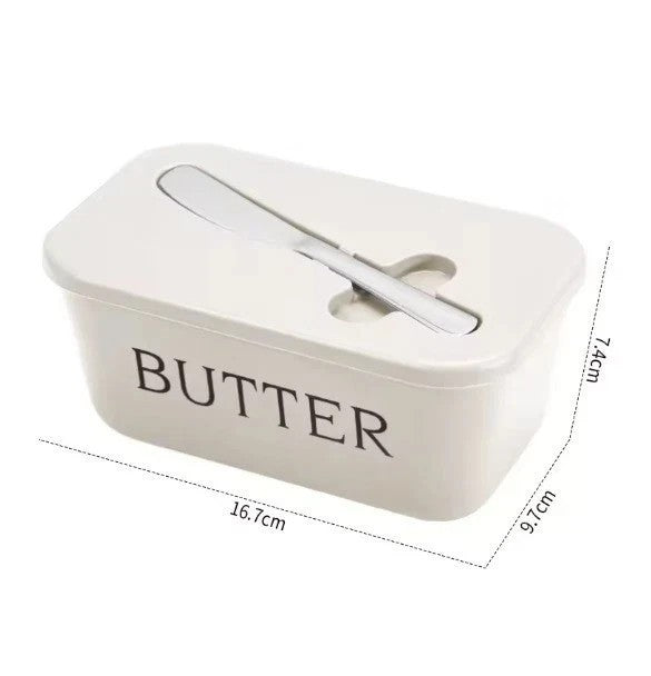 Butter Dish Box Storage Tray Container Sealed Storage Box Cheese Dish With Lid