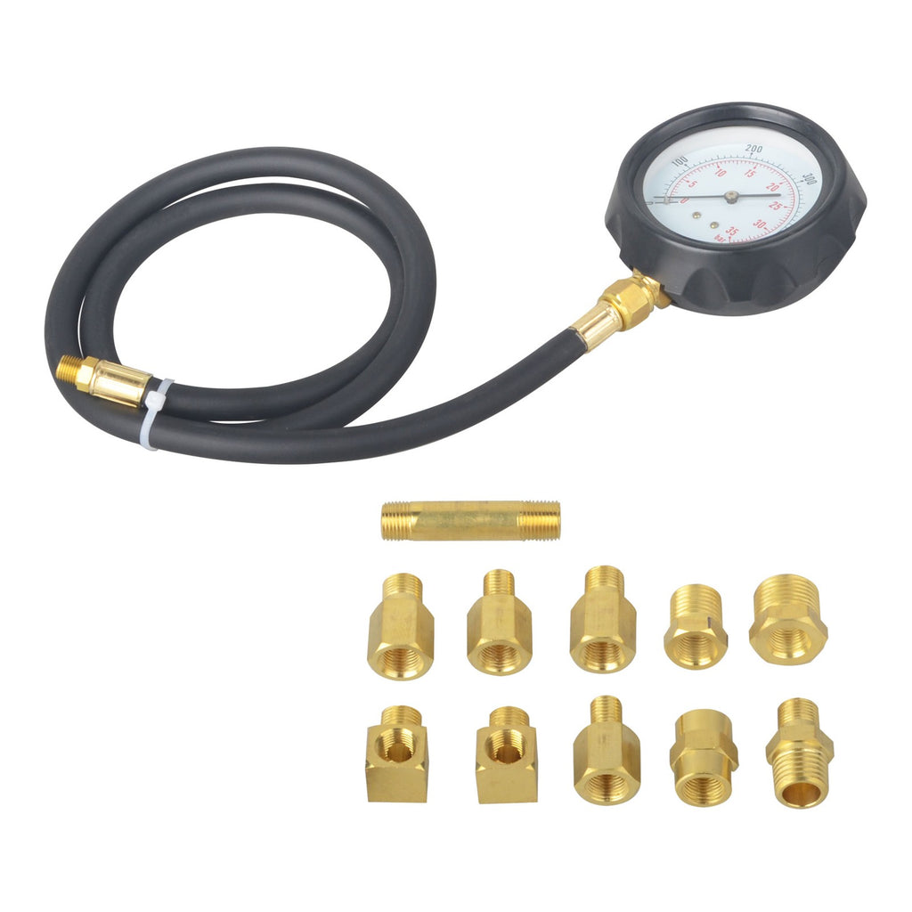 UK Wave Box Oil Pressure Gauge Tester Kit For Petrol Diesel Vehicle Garage Use