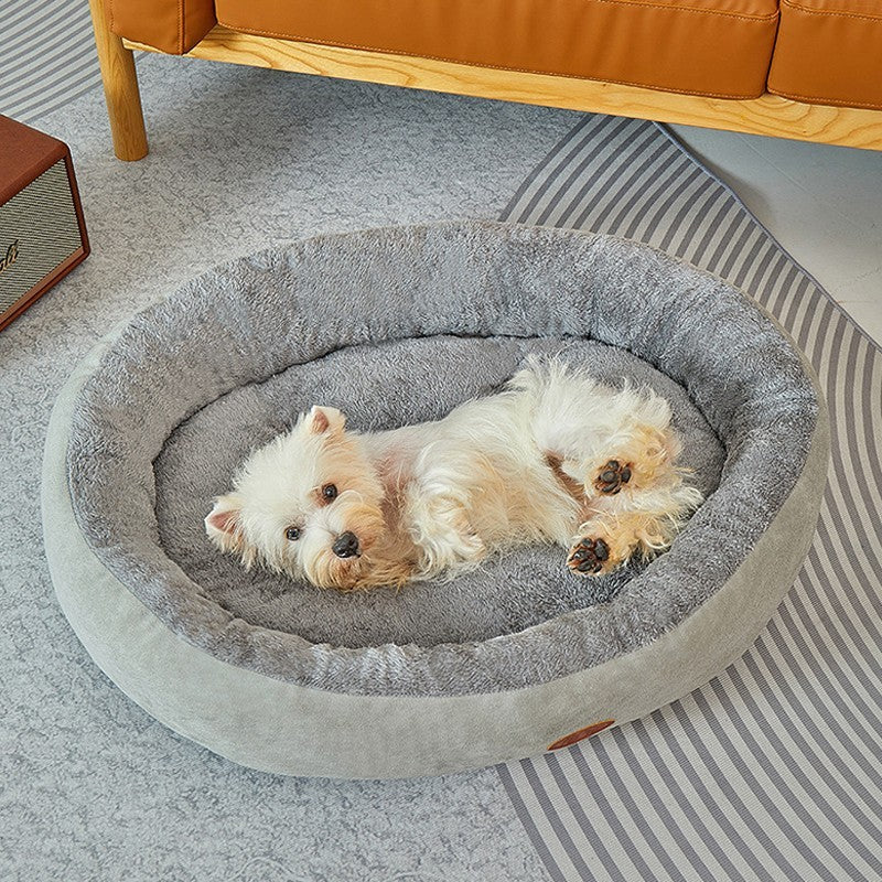 Pet Dog Bed Cat Beds Luxury Soft Washable Puppy Cushion Warm Pet Basket-S M L XL