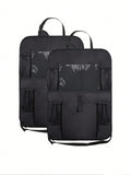 2PCS Car Seat Organiser Back Seat Organiser Universal Multi-Pocket Touch Screen