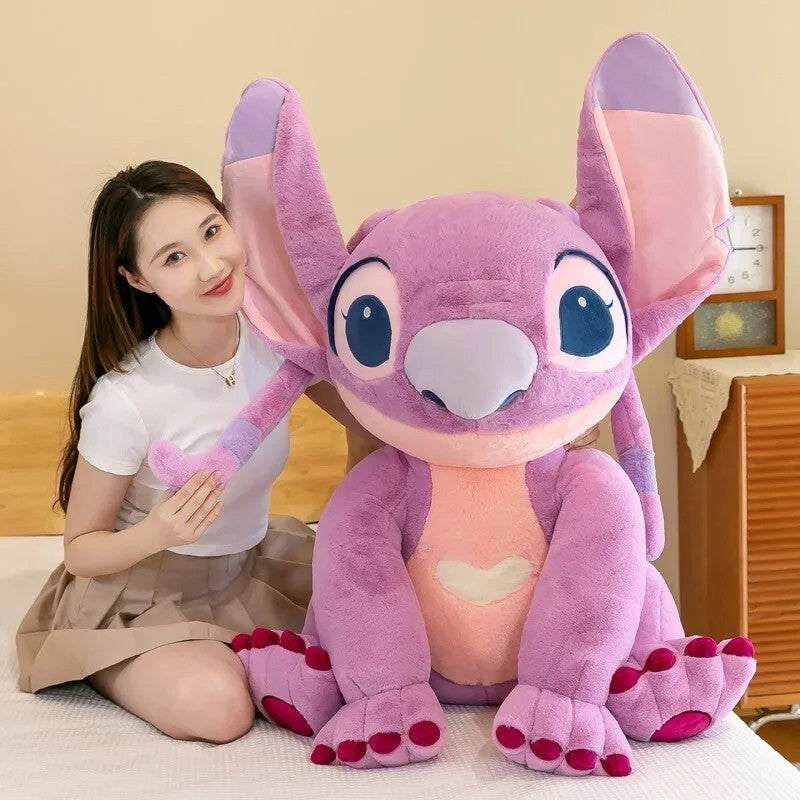 LiloStitch 30/45/60cm Plush Stuffed Doll Large Stuffed Sleeping Pillow Toys Gift