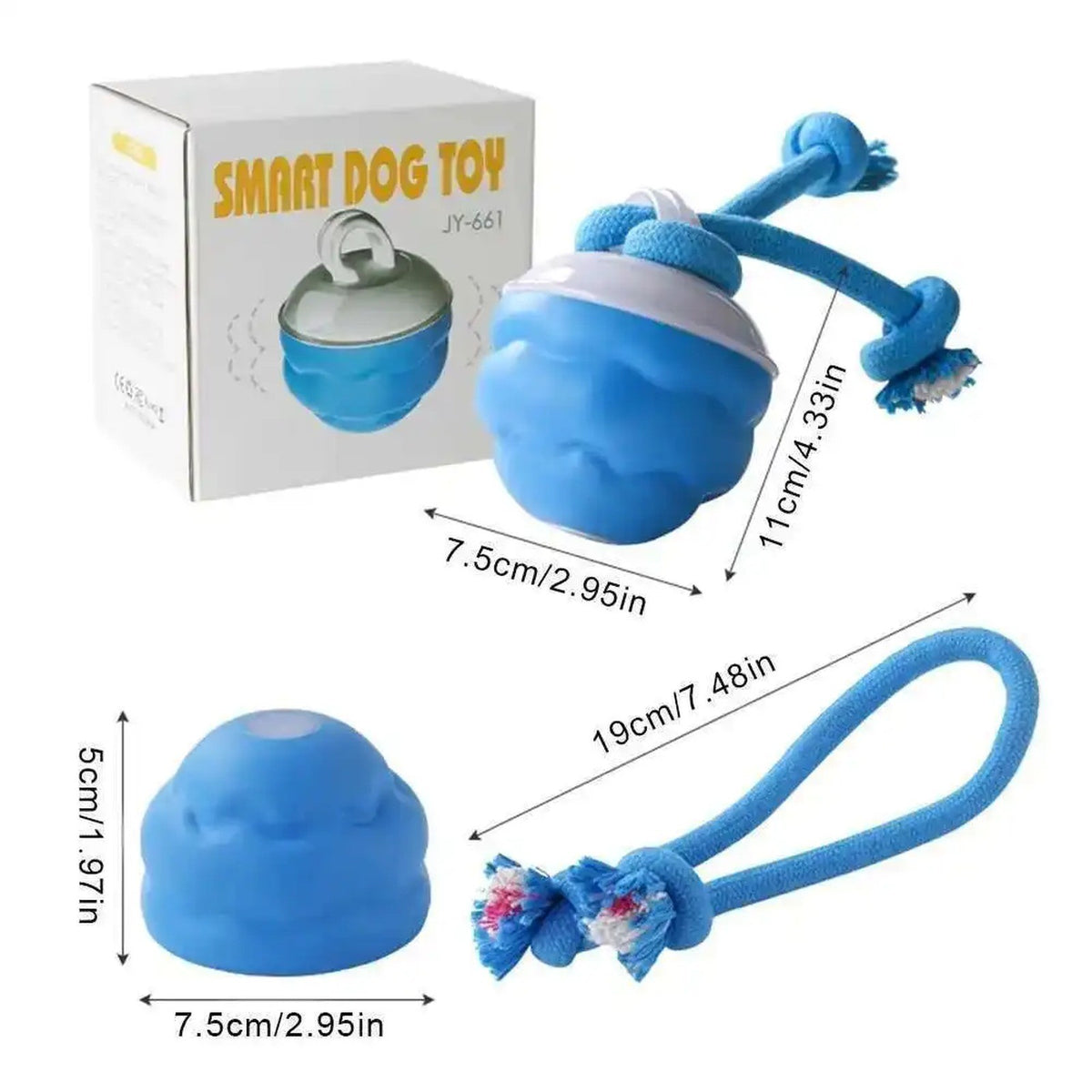 Interactive Dog Toy Smart Rolling Ball Motion Activated Squeaky Puppy Chew Toy