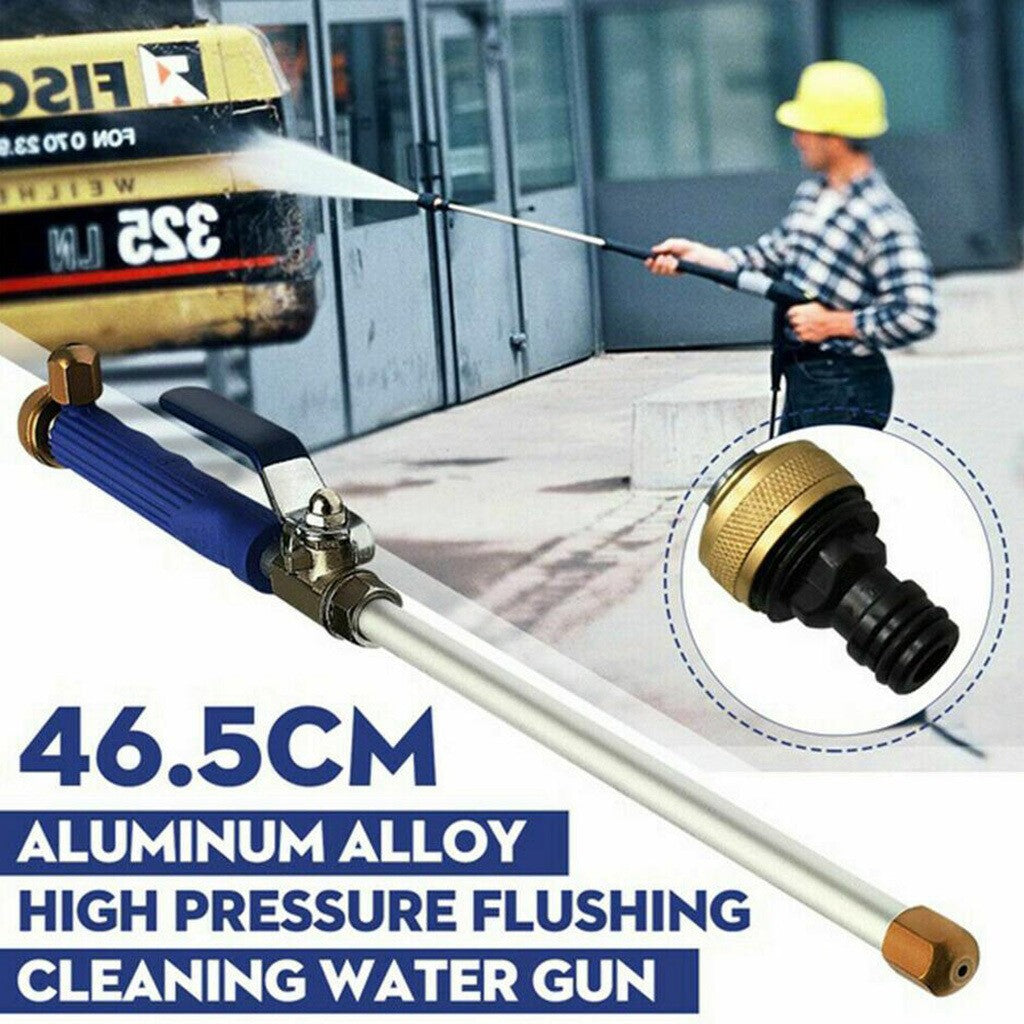 2IN1 High Pressure Power Washer Water Spray Gun Nozzle Wand Attachment Fittings