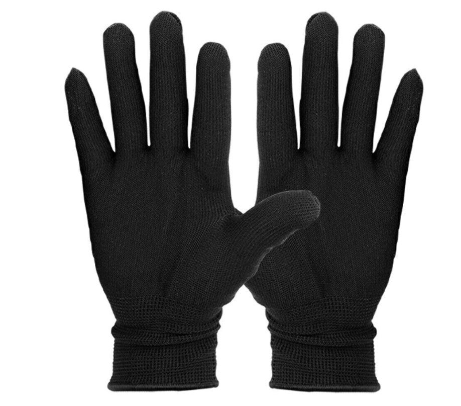 6/12Pairs Black Gloves Dermatological Overnight Moisturising Eczema Hand NEW