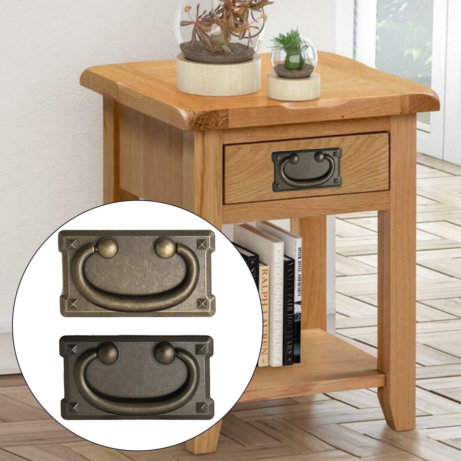 4/8Pcs Rustic Handle Oak Furniture Land Replacement Black Bronze Handles Cheaper