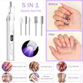 Toe Nail Grinder For Thick Toenails Set Manicure And Pedicure Electric Nail File